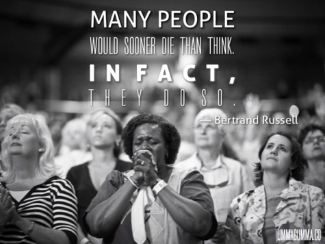 Sooner Die Than Think