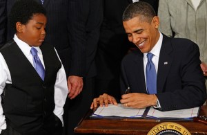 President Obama signs the Affordable Care Act