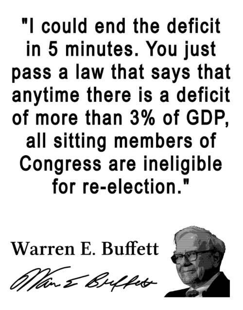 Warren Buffett End the Deficit