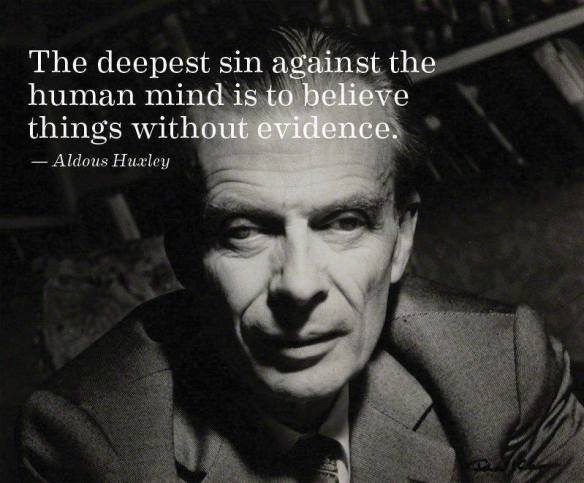 The deepest sin against the human mind