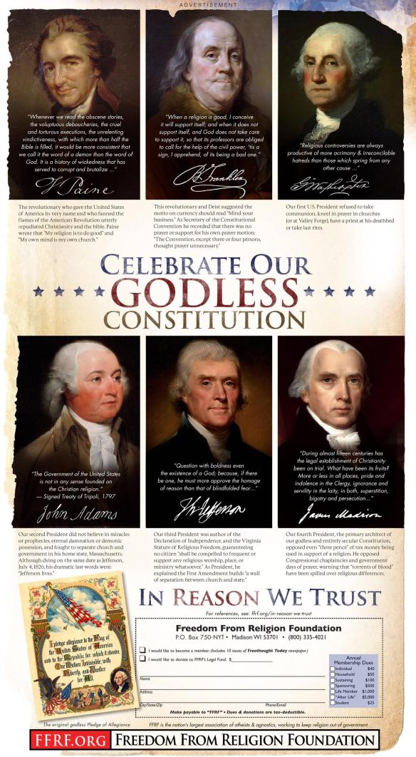 Celebrate Our Godless Constitution (FFRF)
