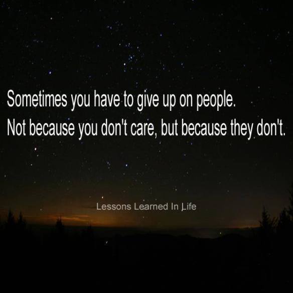 Because they don't care