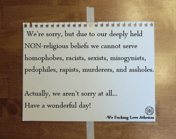 CHRISTIAN BIGOTRY